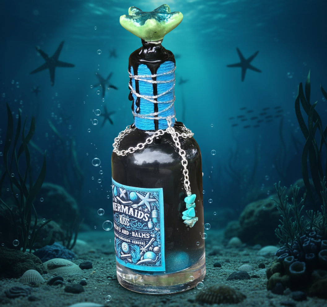 Mermaids Kiss Color Changing Decorative Potion Bottle Prop