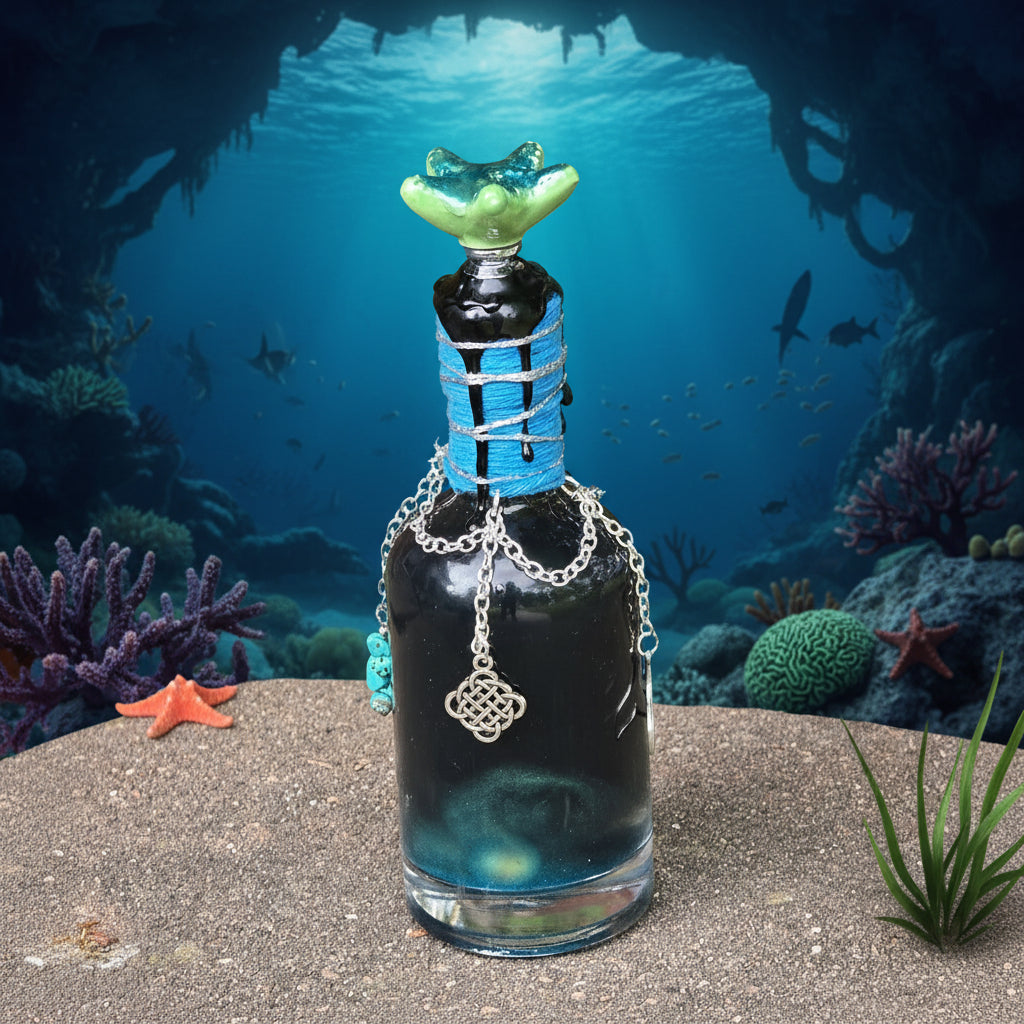 Mermaids Kiss Color Changing Decorative Potion Bottle Prop