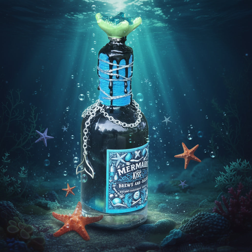 Mermaids Kiss Color Changing Decorative Potion Bottle Prop