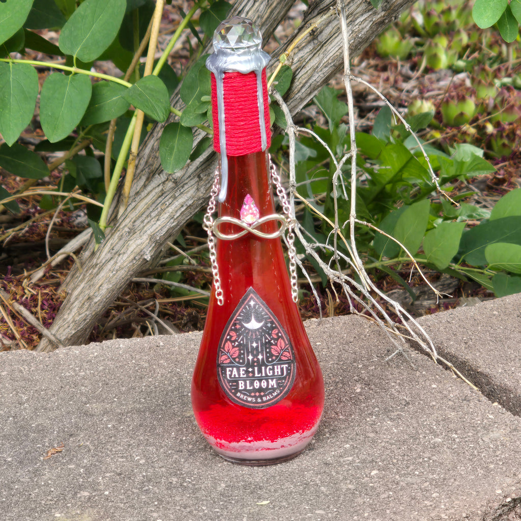Fae Light Bloom Color Changing Decorative Potion Bottle Prop