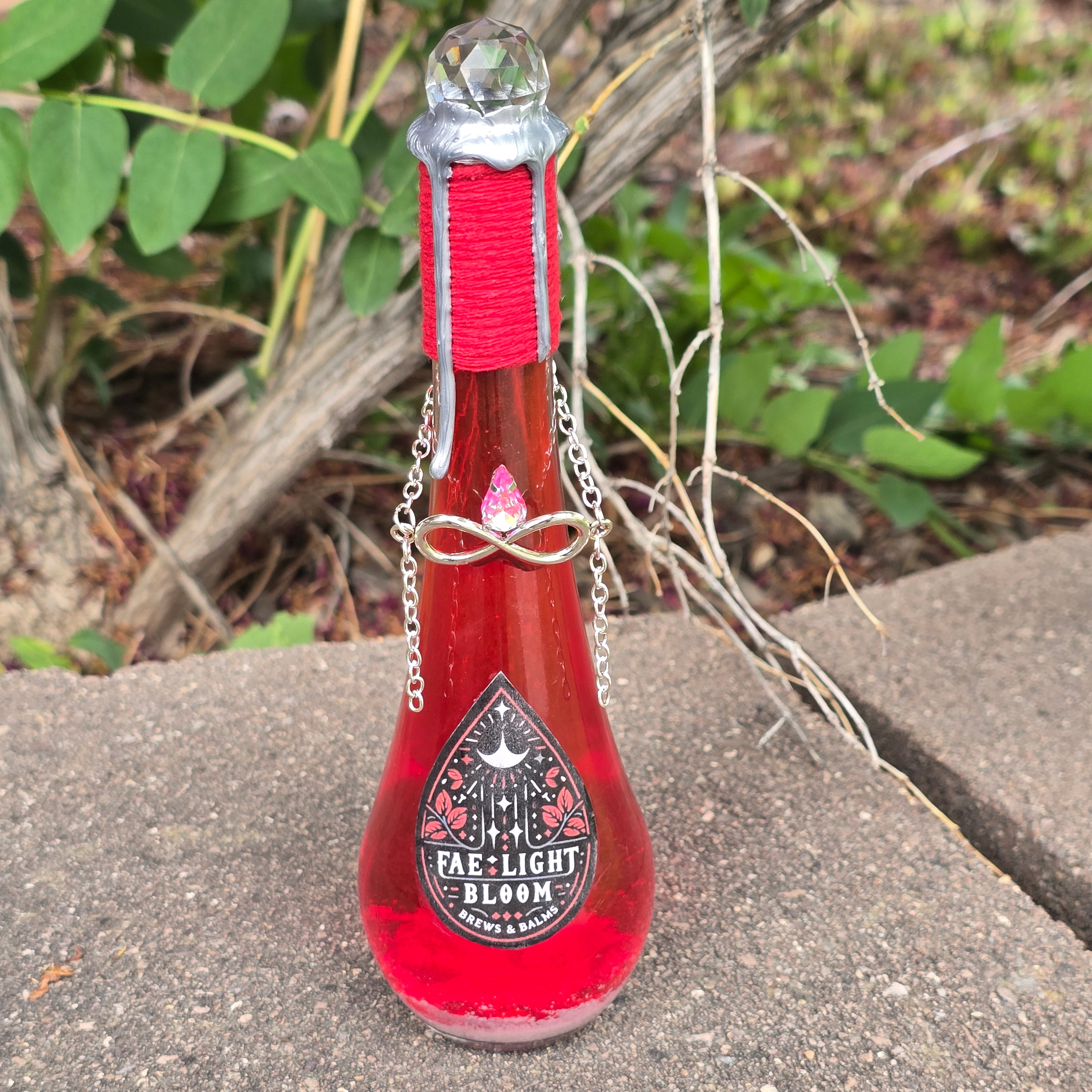 Fae Light Bloom Color Changing Decorative Potion Bottle Prop