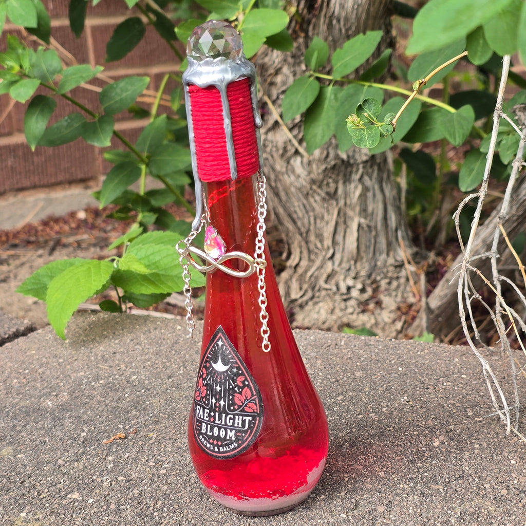 Fae Light Bloom Color Changing Decorative Potion Bottle Prop