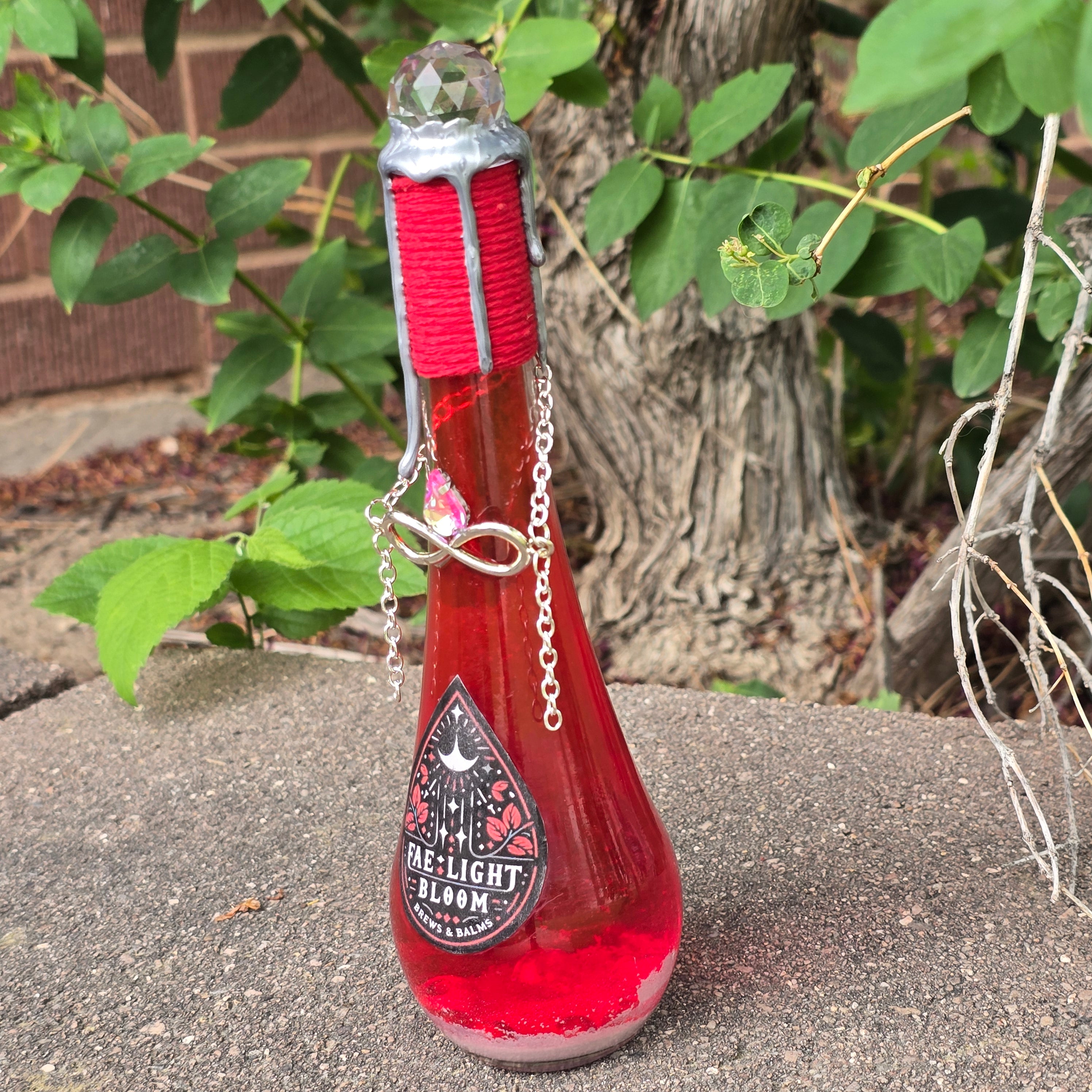 Fae Light Bloom Color Changing Decorative Potion Bottle Prop