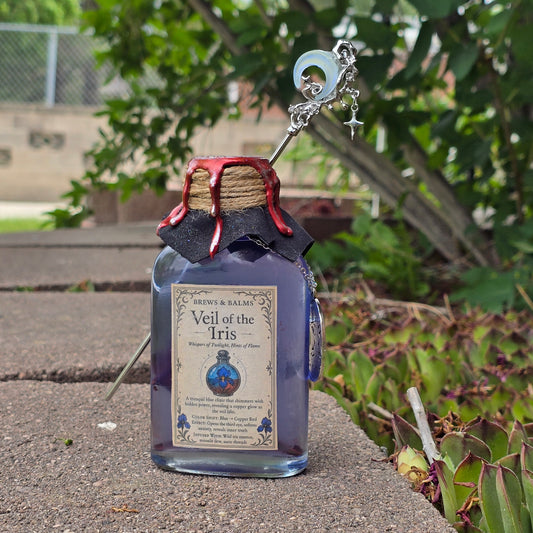 Veil of the Iris Color Changing Decorative Potion Bottle