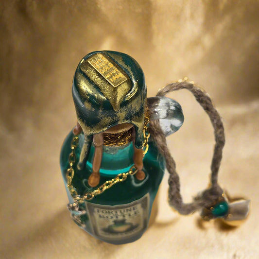 Fortune In A Bottle Potion Prop A Color Changing decorative bottle 4" tall