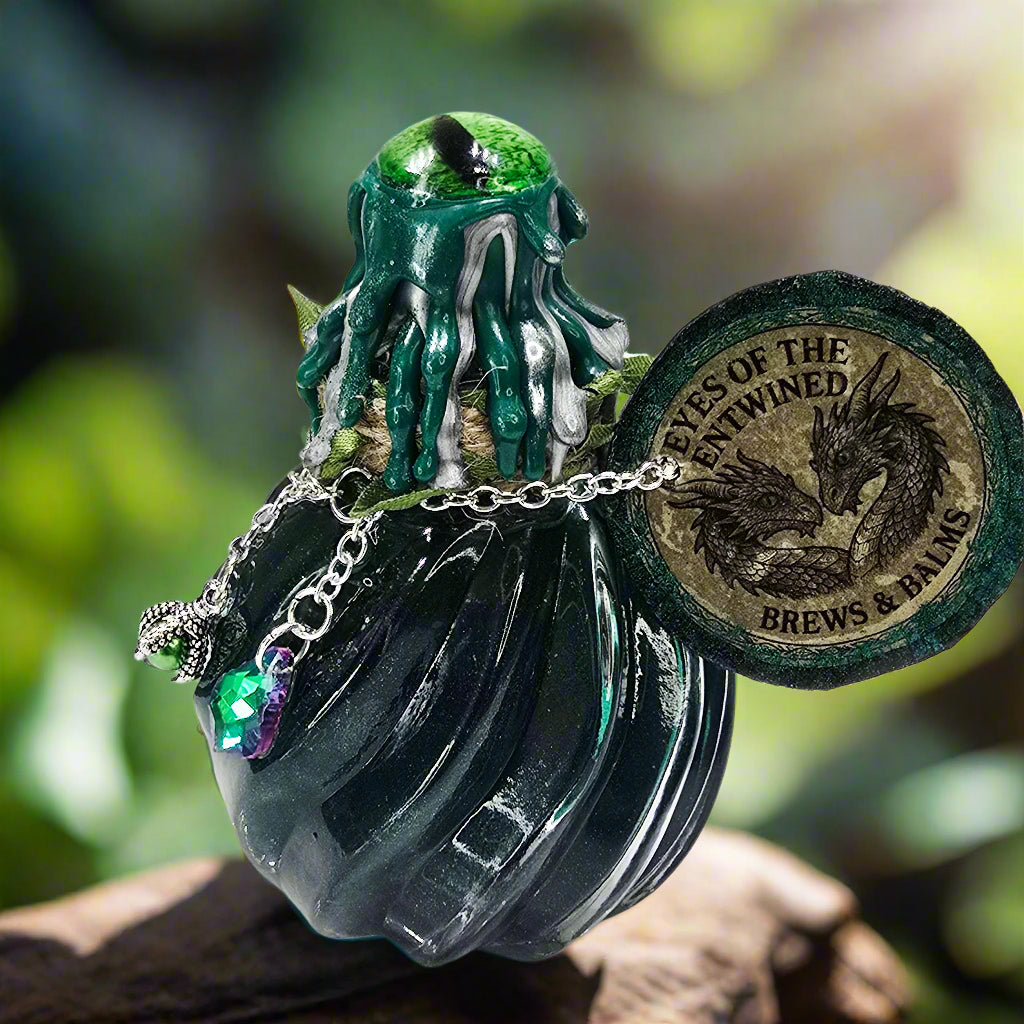 Eyes of the Entwined Decorative Potion Bottle Prop Color Changing Green