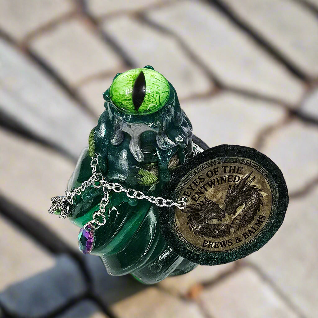 Eyes of the Entwined Decorative Potion Bottle Prop Color Changing Green