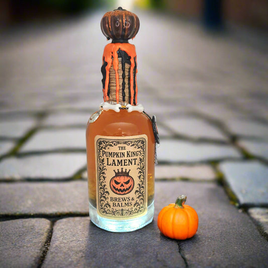 The Pumpkin King’s Lament Color Changing Decorative Potion Prop Bottle