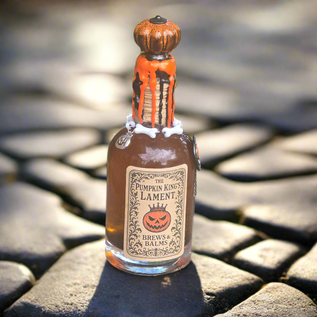 The Pumpkin King’s Lament Color Changing Decorative Potion Prop Bottle