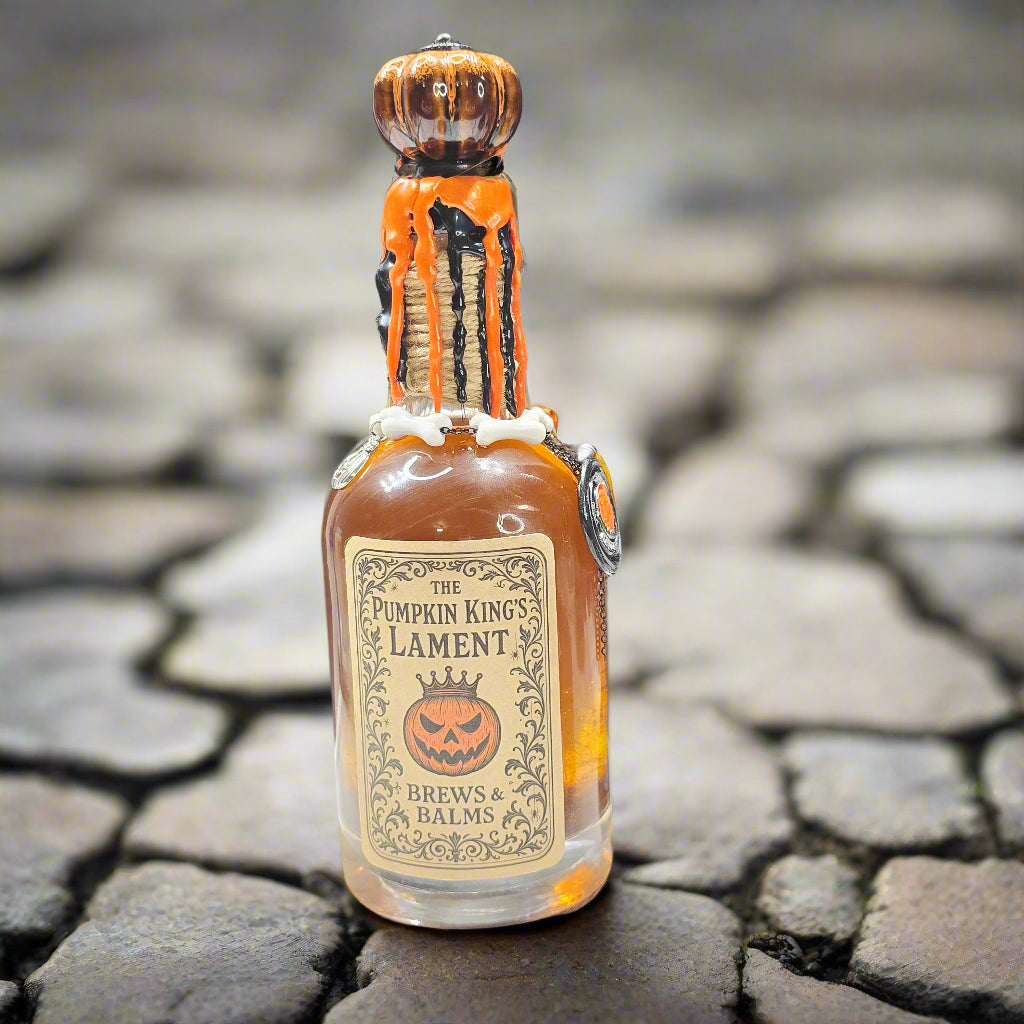 The Pumpkin King’s Lament Color Changing Decorative Potion Prop Bottle