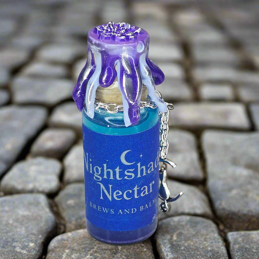 Mini Fidget Nightshade Nectar Color Changing Decorative Bottle Potion Prop, Blue to Purple