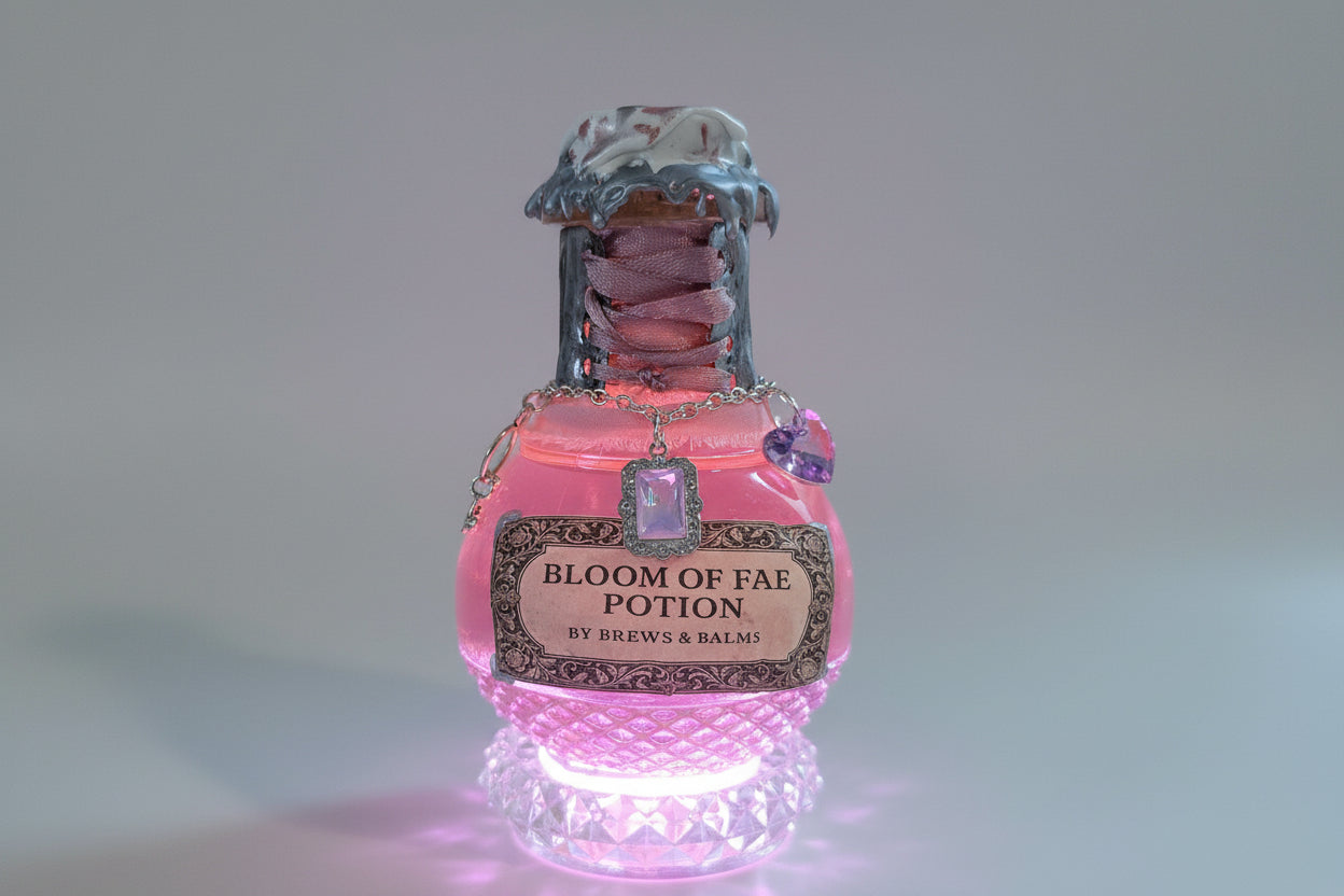 Bloom of Fae Color-Changing Decorative Potion Prop 5.5" Tall