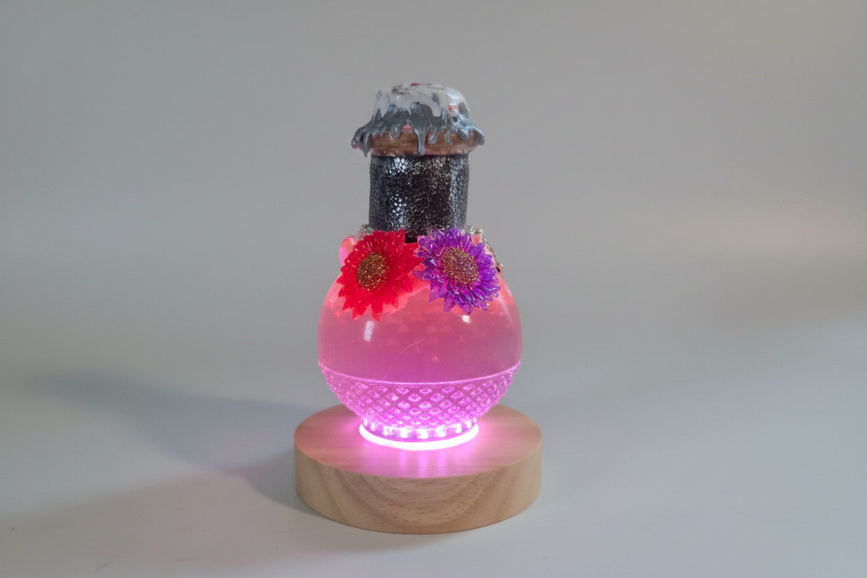 Bloom of Fae Color-Changing Decorative Potion Prop 5.5" Tall