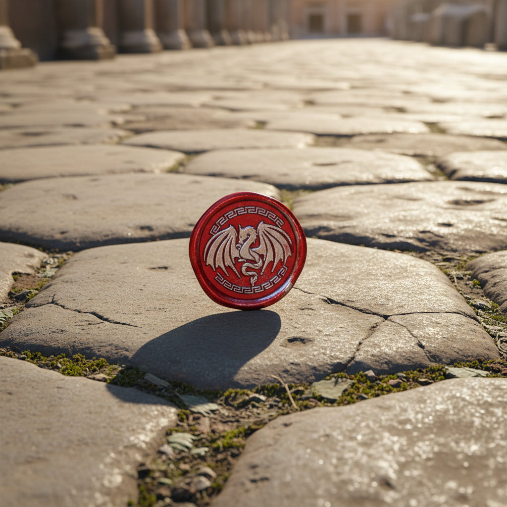 Dragon Wings Spread Wax Seals Peel & Stick • Multiple Colors Silver Accents