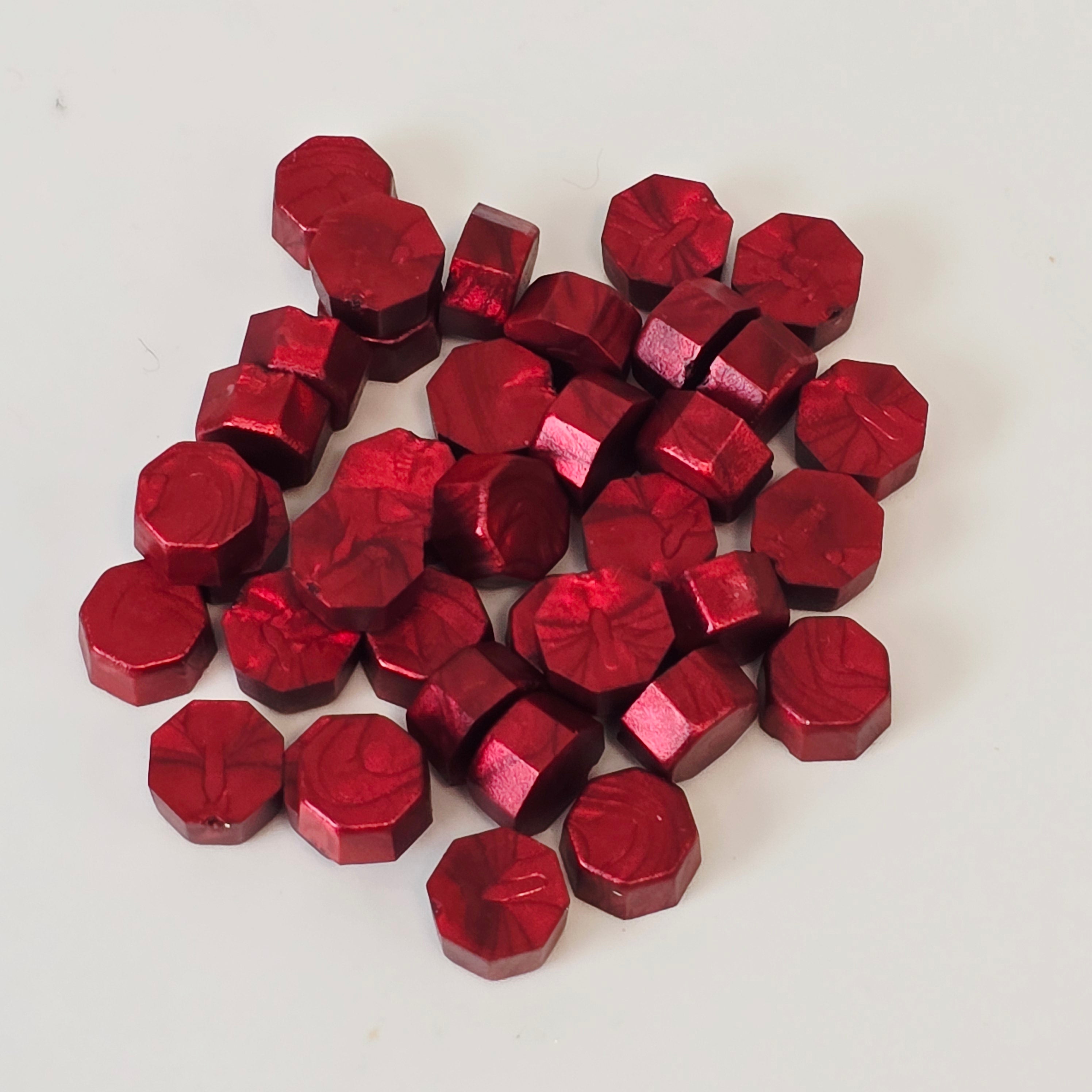 100 Count Wax Beads for Wax Sealing DIY Wax Seals - Various Colors - by Brews & Balms