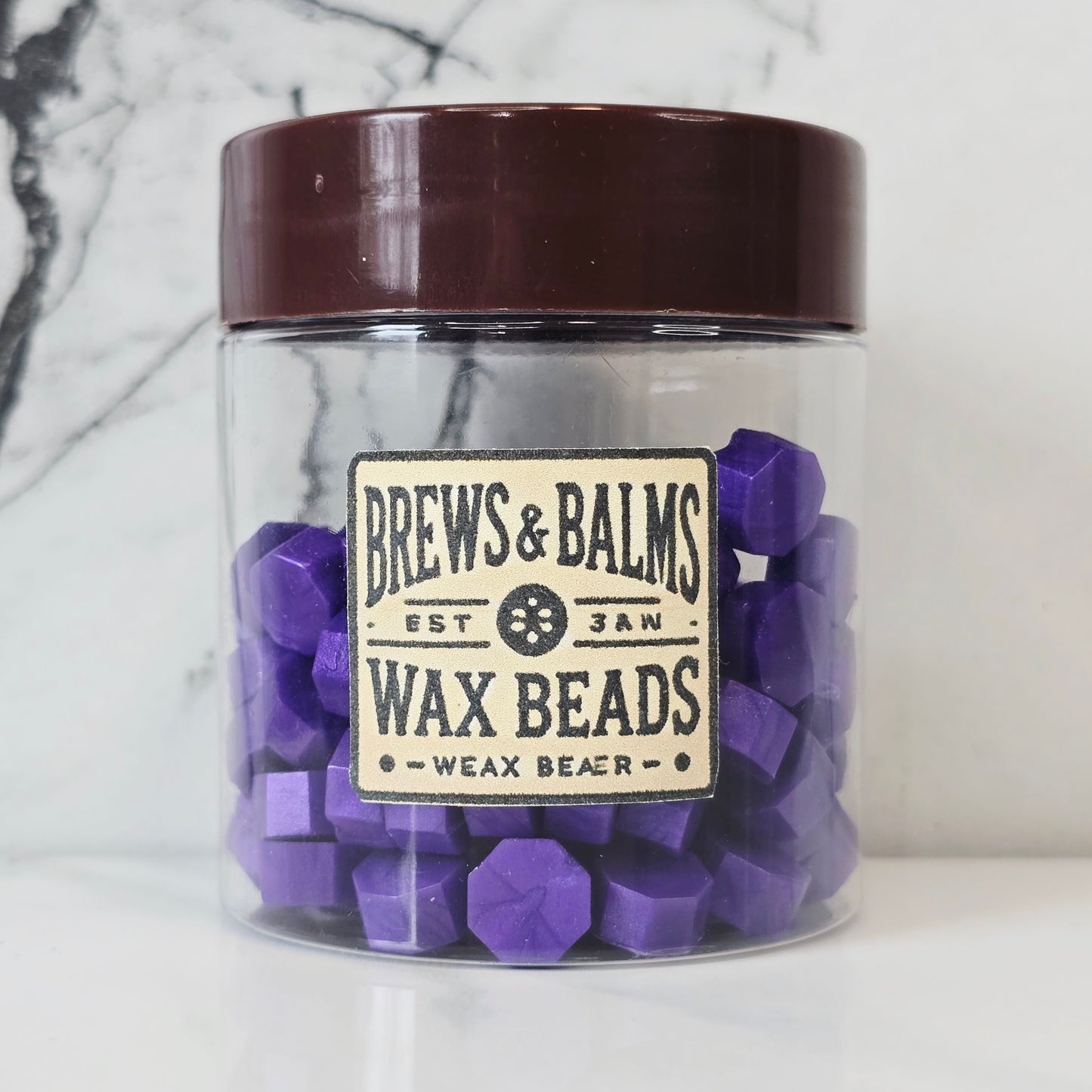 100 Count Wax Beads for Wax Sealing DIY Wax Seals - Various Colors - by Brews & Balms