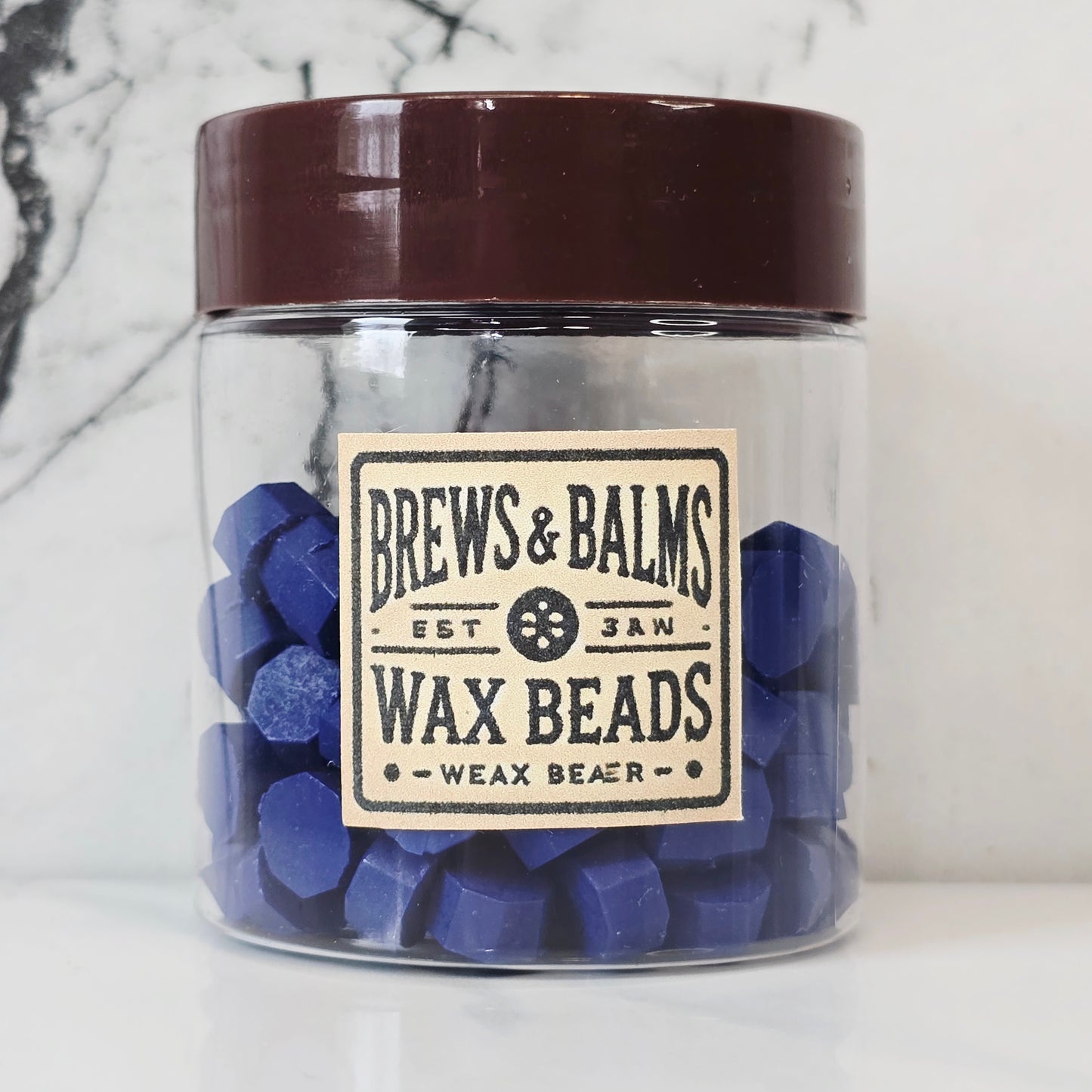 100 Count Wax Beads for Wax Sealing DIY Wax Seals - Various Colors - by Brews & Balms
