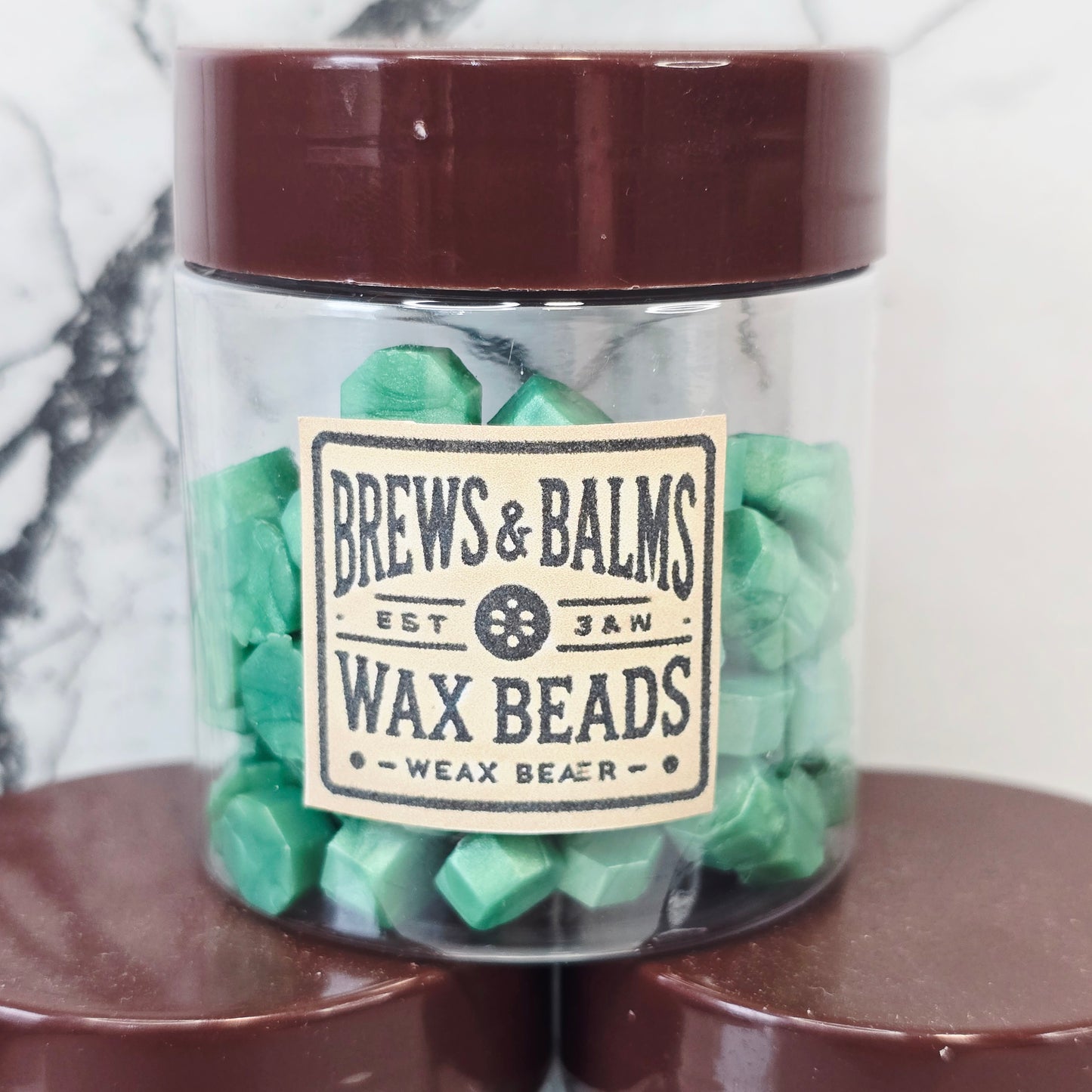 100 Count Wax Beads for Wax Sealing DIY Wax Seals - Various Colors - by Brews & Balms