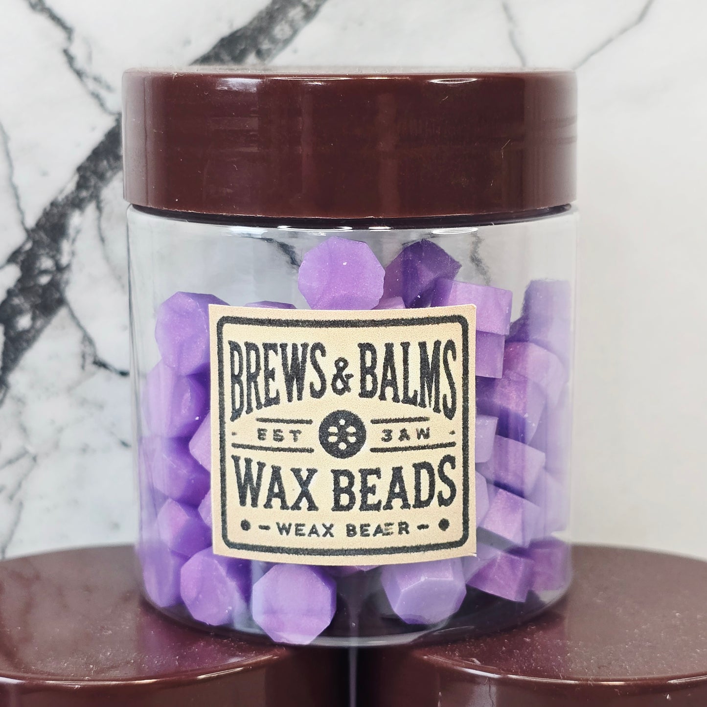 100 Count Wax Beads for Wax Sealing DIY Wax Seals - Various Colors - by Brews & Balms