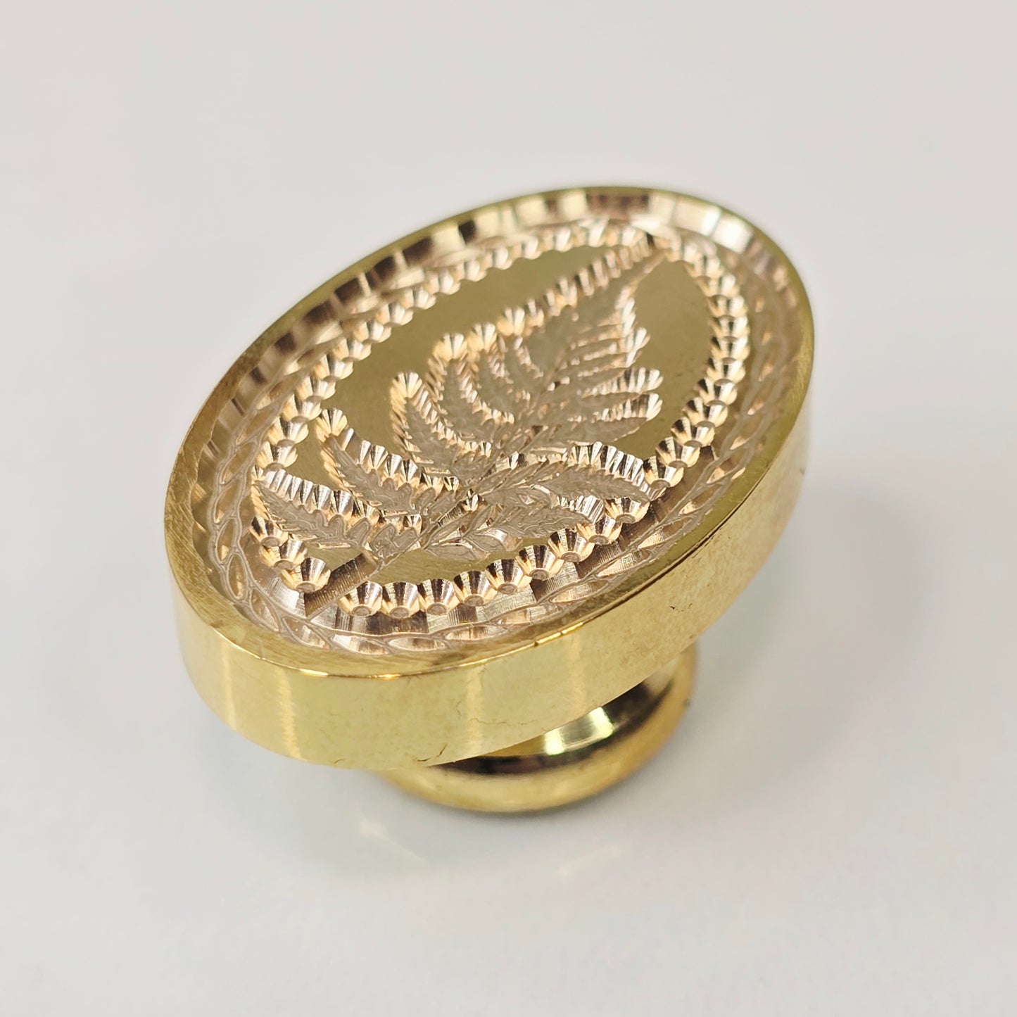 Nature Fern Wax Seal Stamp – Wax Sealing Brass Head | Brews & Balms