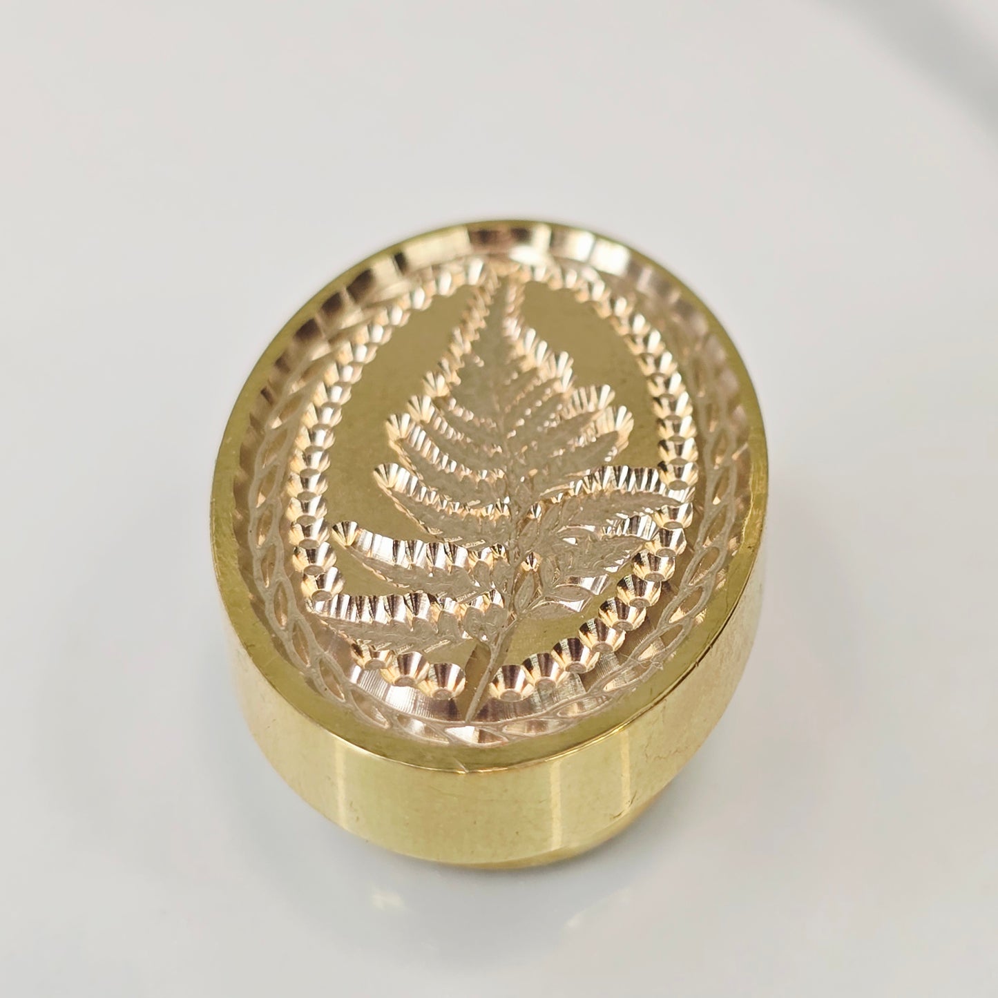 Nature Fern Wax Seal Stamp – Wax Sealing Brass Head | Brews & Balms