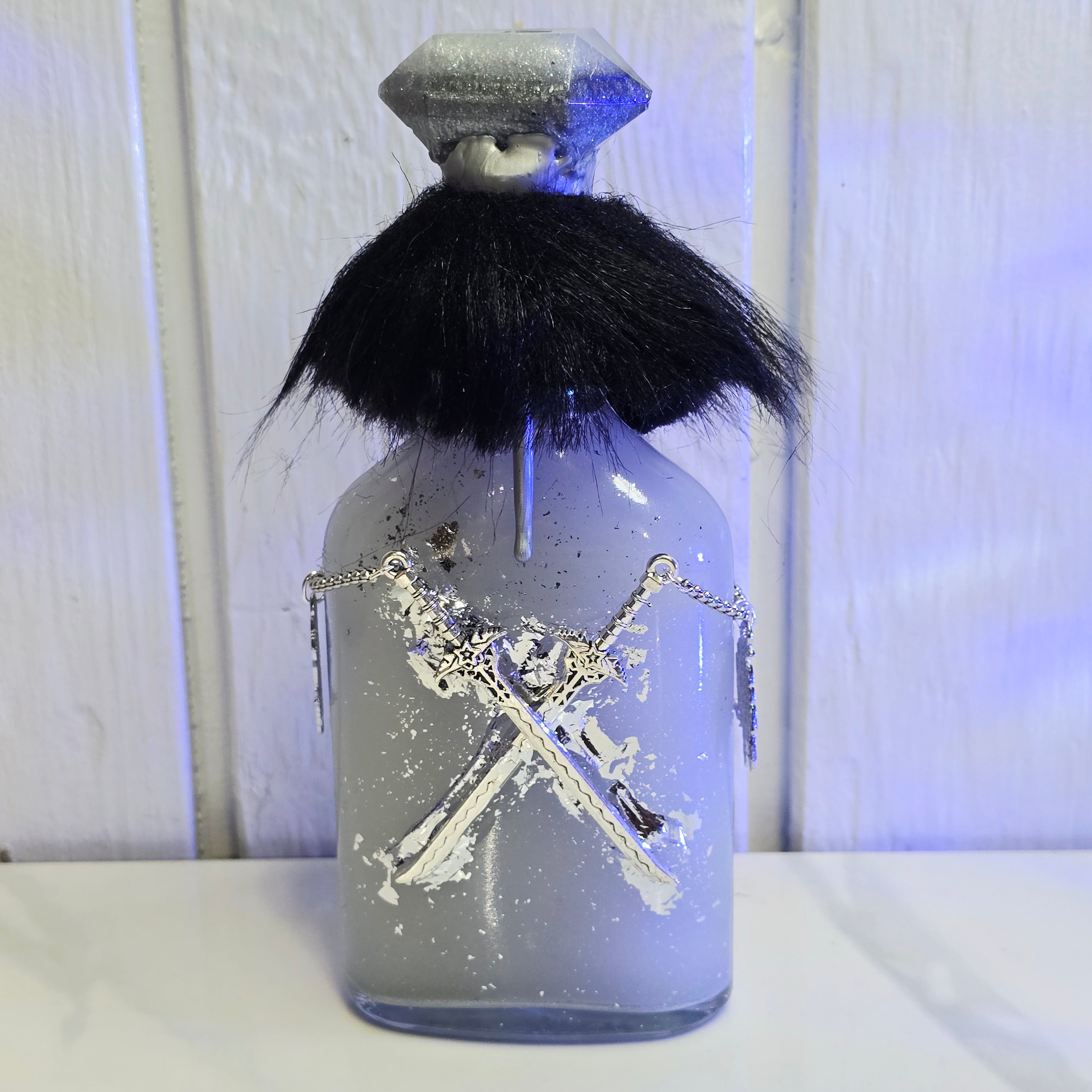 Oath of the Nightwatch Decorative Potion Bottle Prop White to Silver