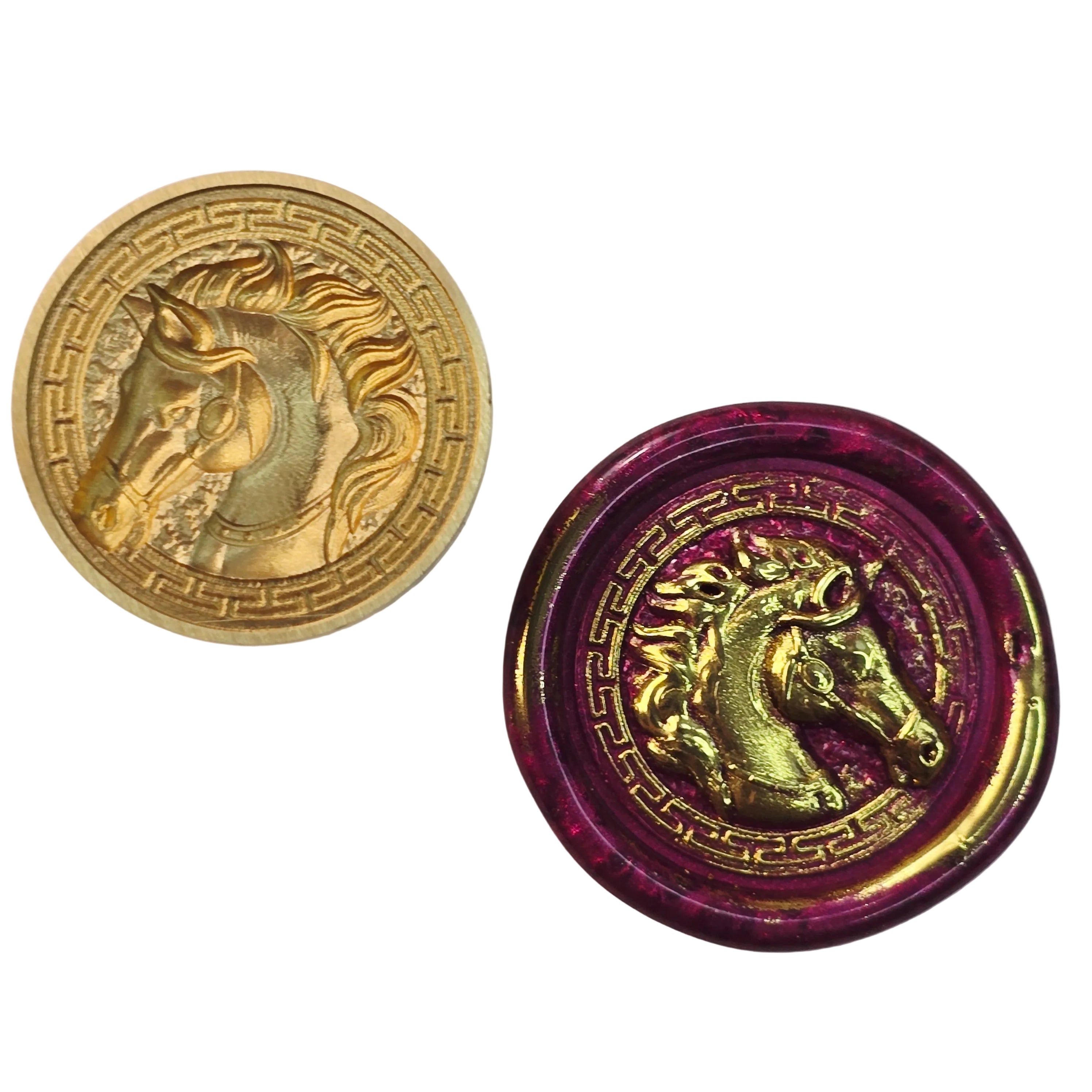 Wax Seal Stamp – Horse Head - Brass - For Sealing Envelopes and Gifts