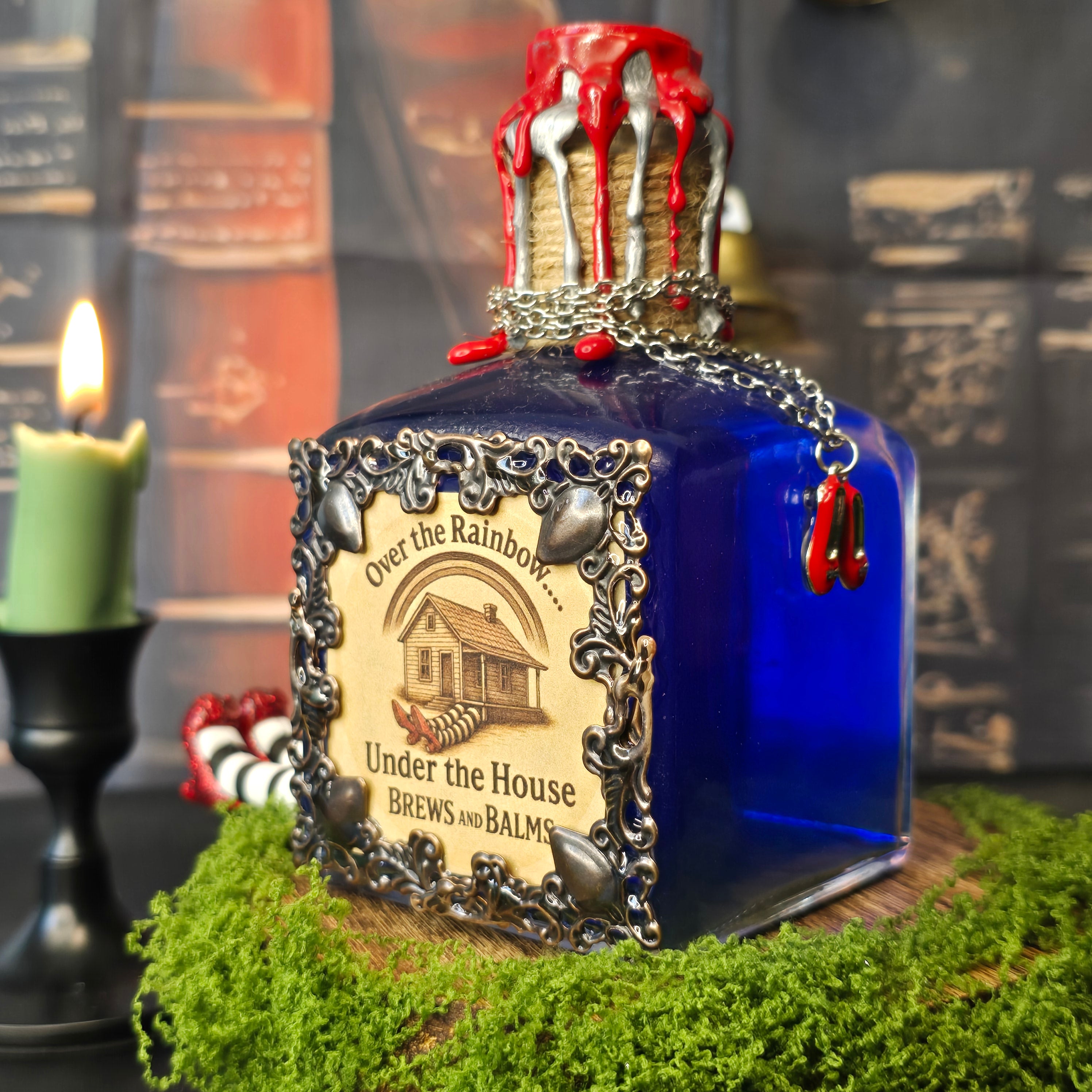 Over the Rainbow...Under the House Color Changing Potion Bottle Prop