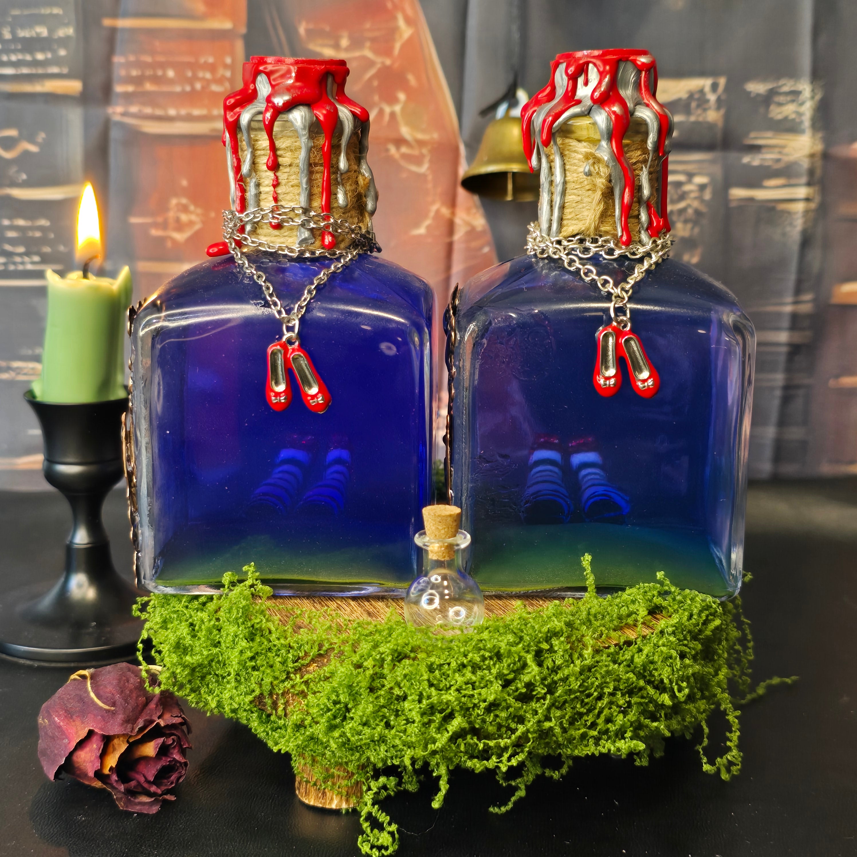 Over the Rainbow...Under the House Color Changing Potion Bottle Prop
