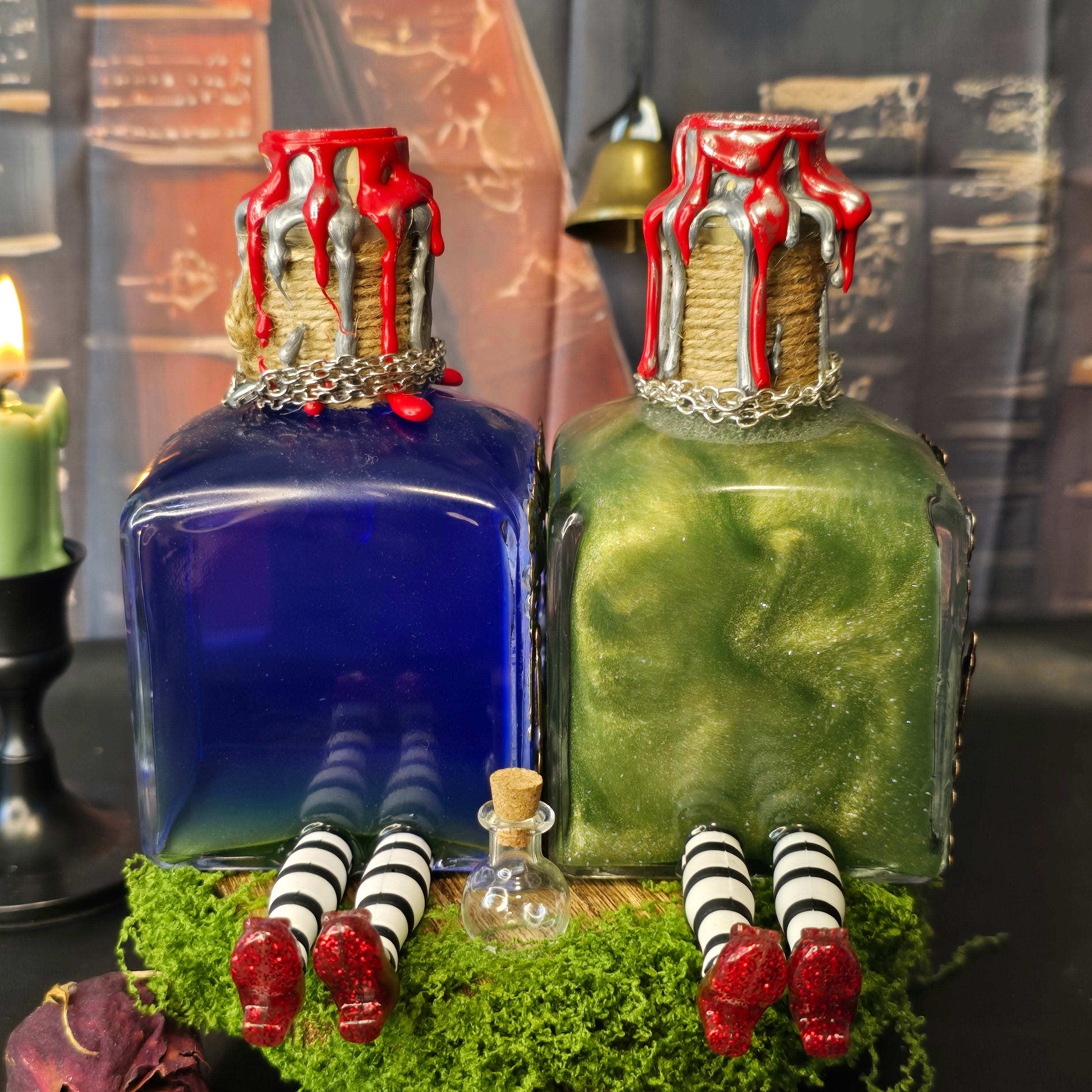 Over the Rainbow...Under the House Color Changing Potion Bottle Prop