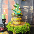 Dragon’s Gold Color Changing Potion – Fantasy Dragon Decor Elixir With Base Light