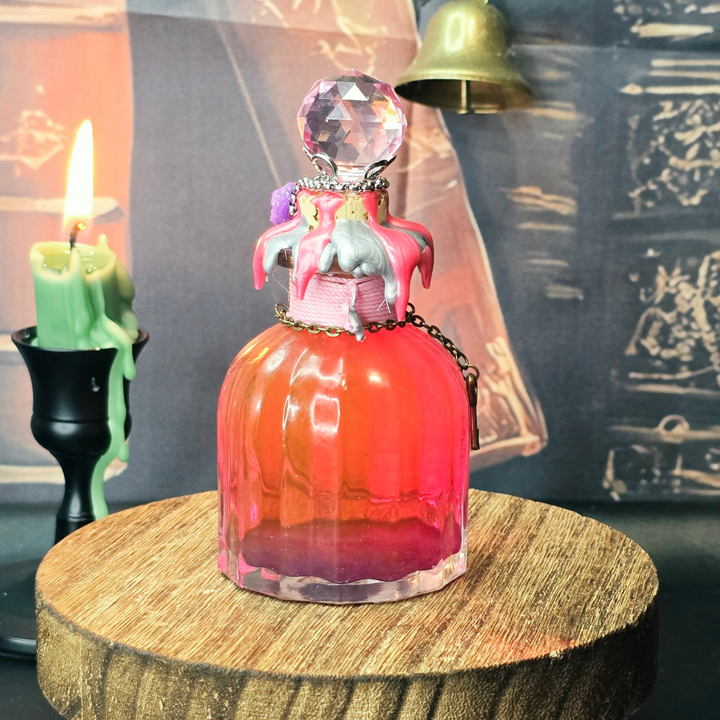 The End of Over-Explaining – Color-Changing Decorative Potion Glass Bottle - Pink to Purple