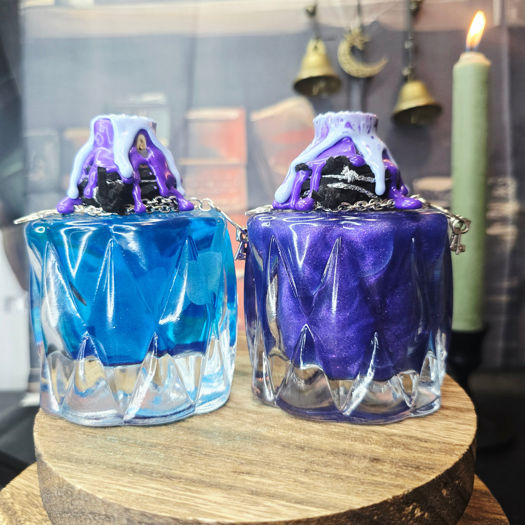 Handmade Nightshade Nectar Color Changing Decorative Bottle Potion Prop