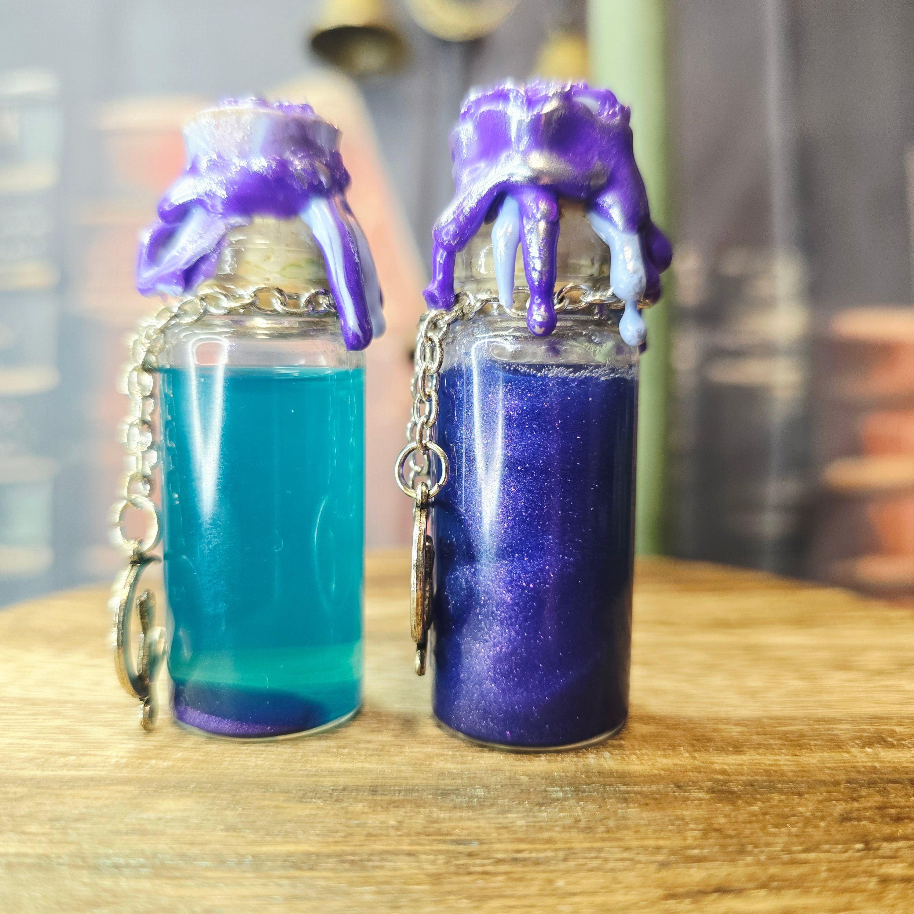 Handmade Mini Fidget Nightshade Nectar Color Changing Decorative Bottle Potion Prop