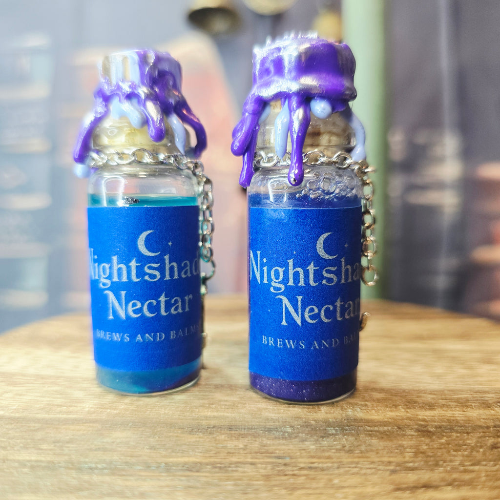 Handmade Mini Fidget Nightshade Nectar Color Changing Decorative Bottle Potion Prop