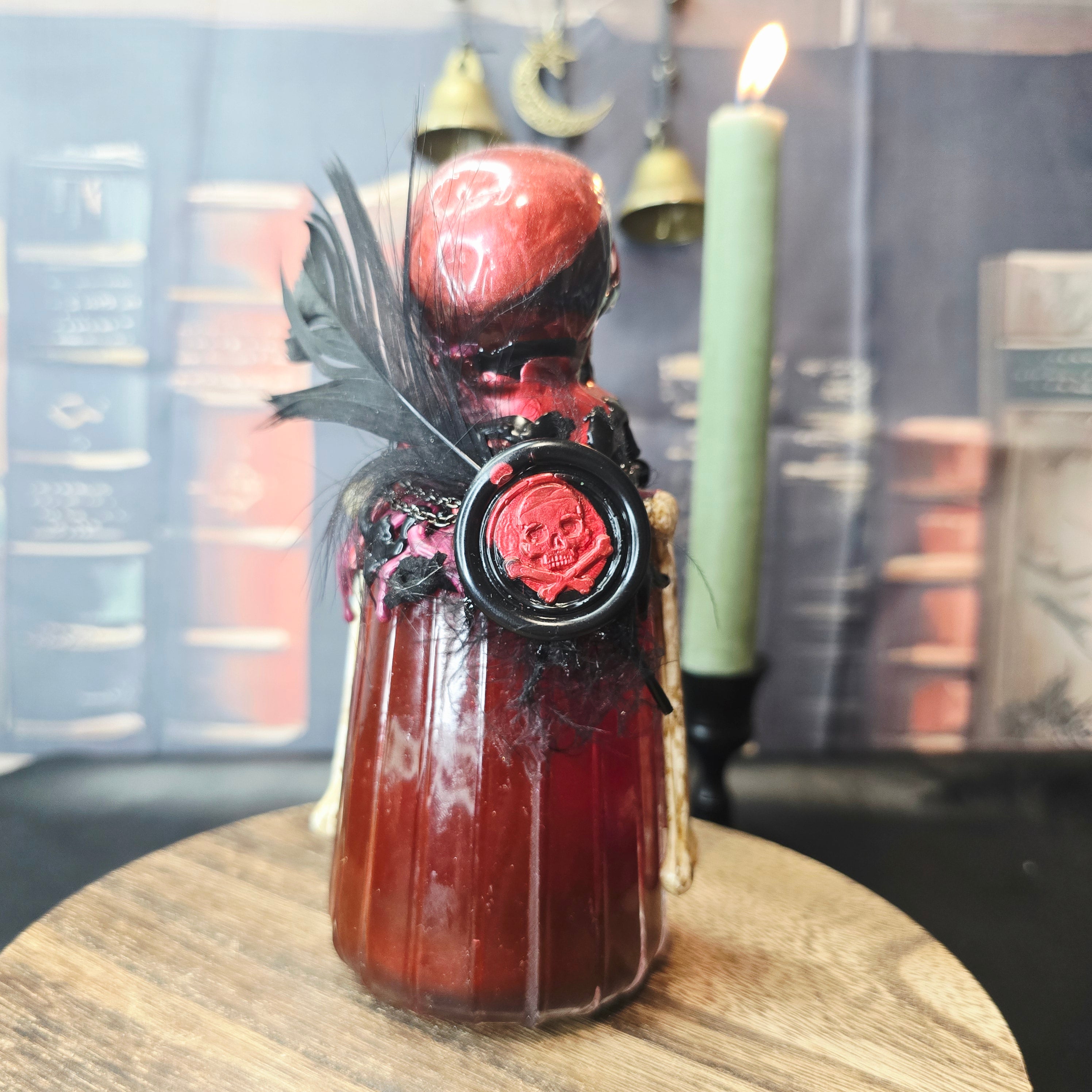Handmade Bleeding Starlight Gothic Galaxy Potion Bottle A Color changing Decorative Prop