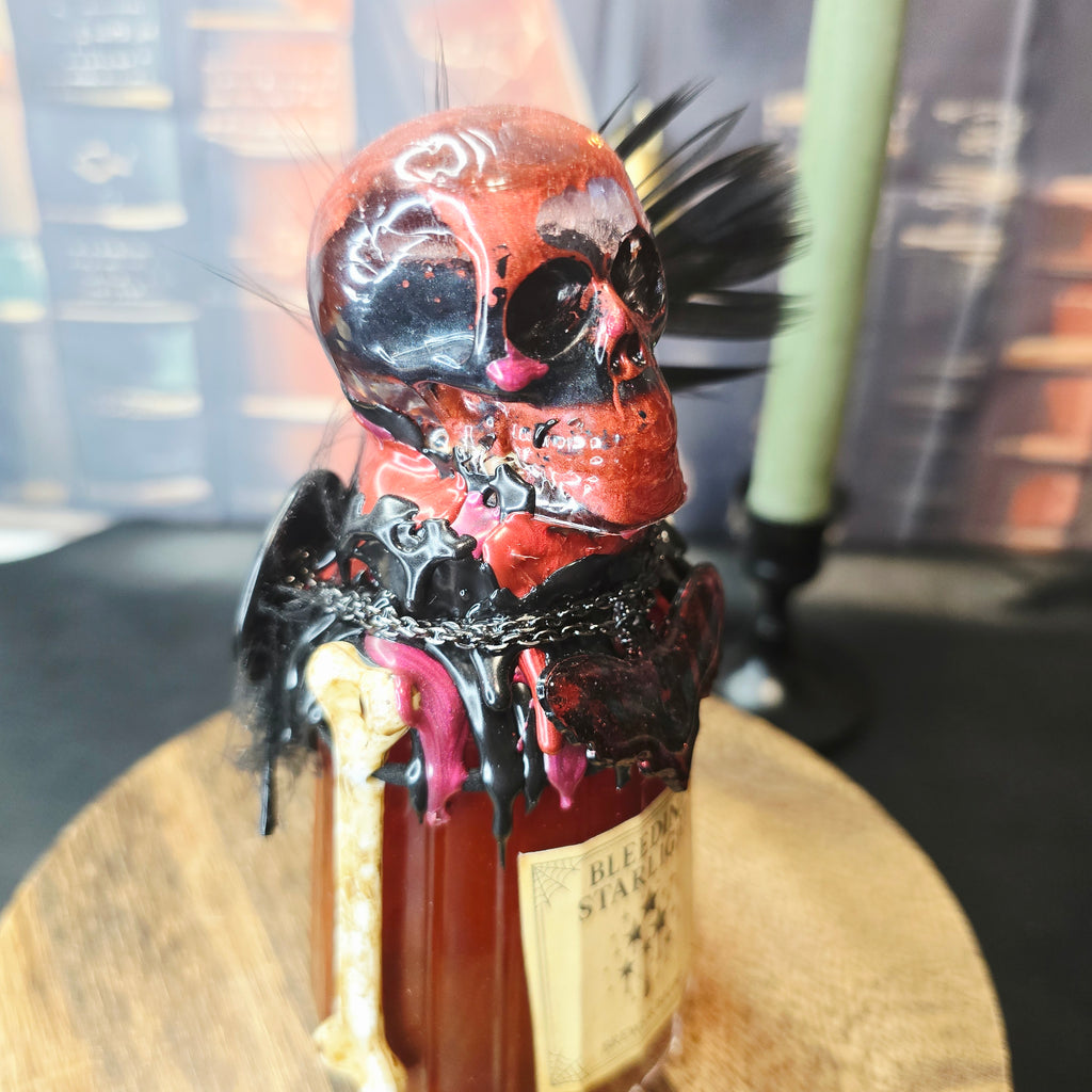 Handmade Bleeding Starlight Gothic Galaxy Potion Bottle A Color changing Decorative Prop