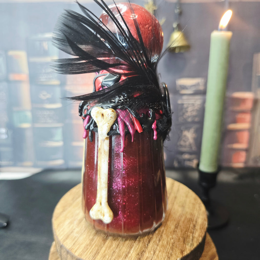 Handmade Bleeding Starlight Gothic Galaxy Potion Bottle A Color changing Decorative Prop