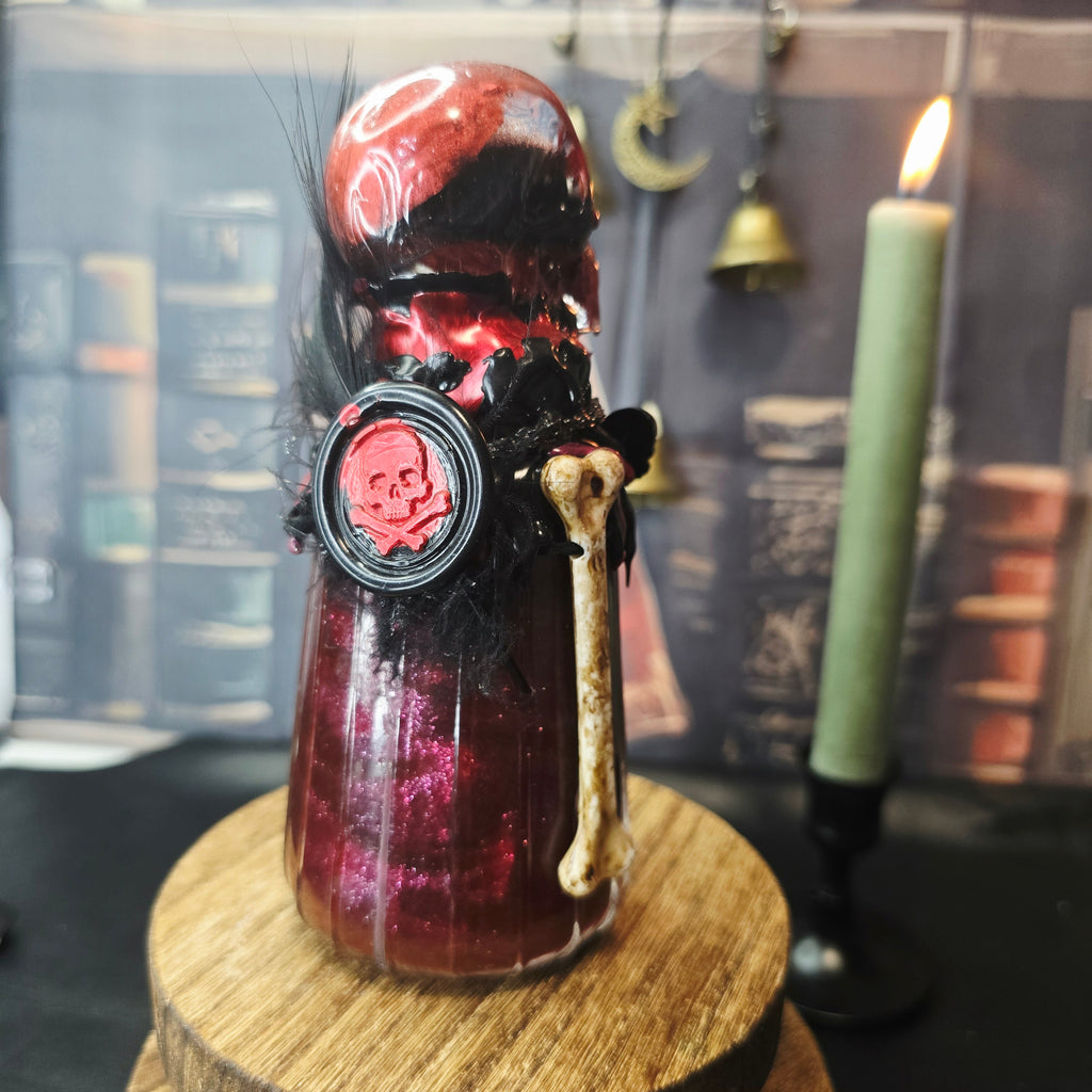 Handmade Bleeding Starlight Gothic Galaxy Potion Bottle A Color changing Decorative Prop