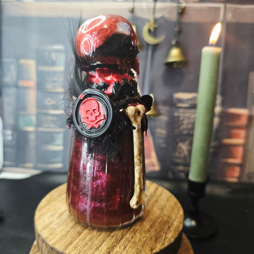 Handmade Bleeding Starlight Gothic Galaxy Potion Bottle A Color changing Decorative Prop