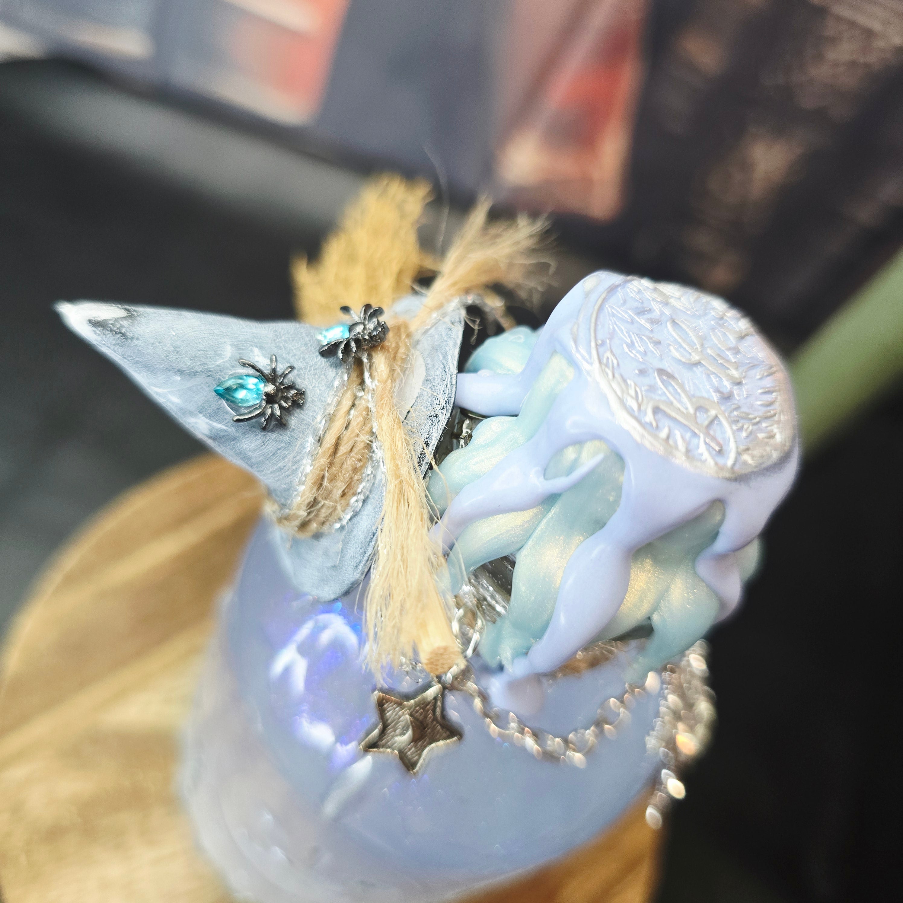 Handmade Starborn Elixir A Celestial Decorative Potion Bottle Prop