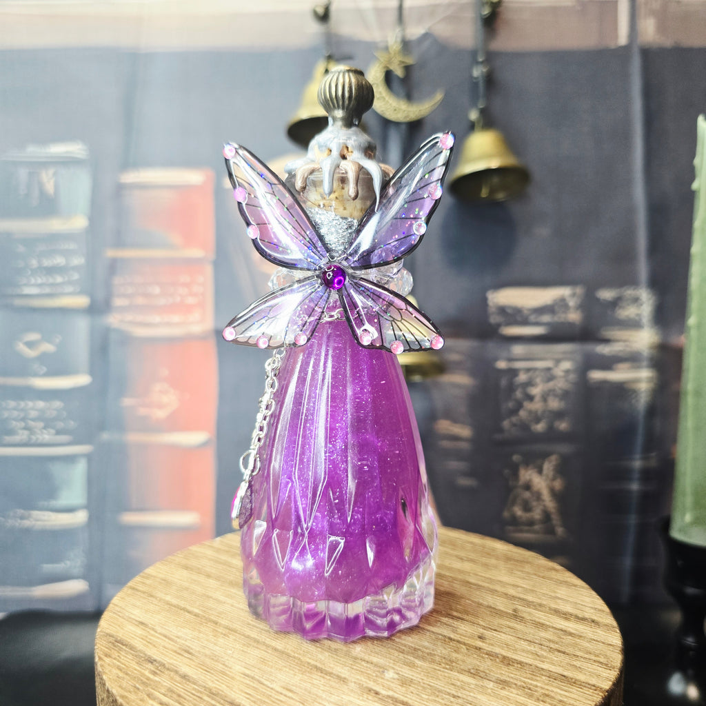 Handmade Fairy Glow Decorative Potion Bottle Prop Color Changing Pink to Purple