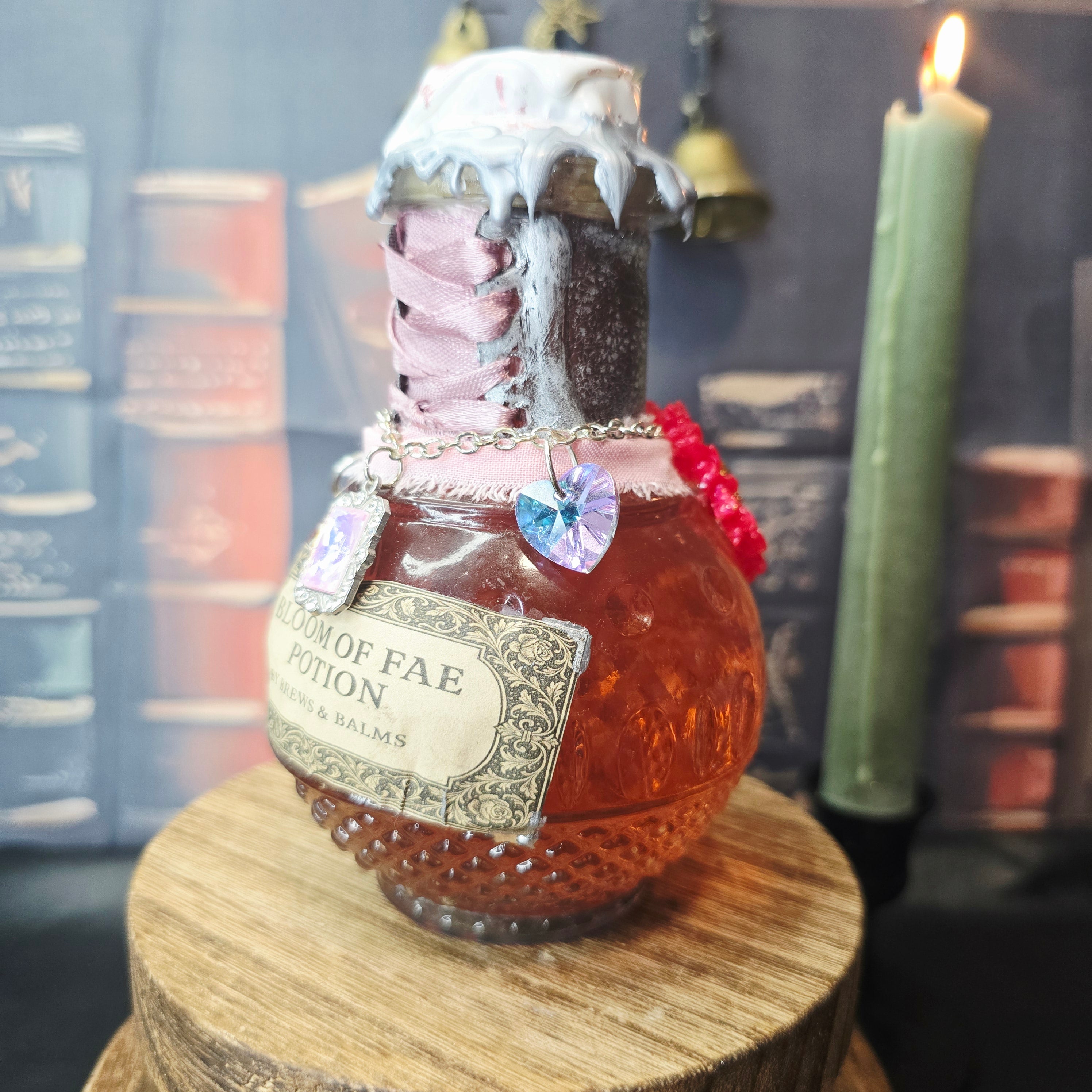 Handmade Bloom of Fae Color-Changing Decorative Potion Prop