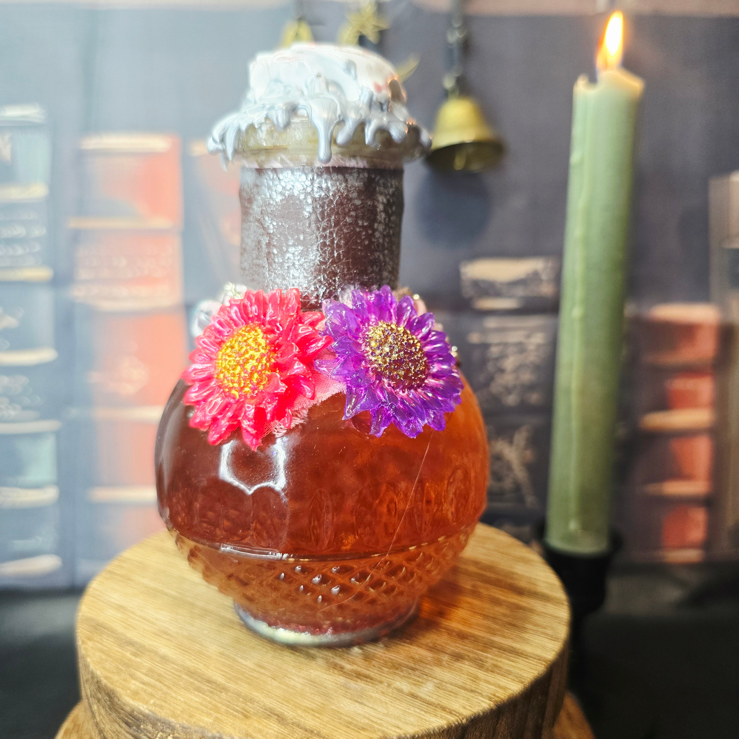 Handmade Bloom of Fae Color-Changing Decorative Potion Prop