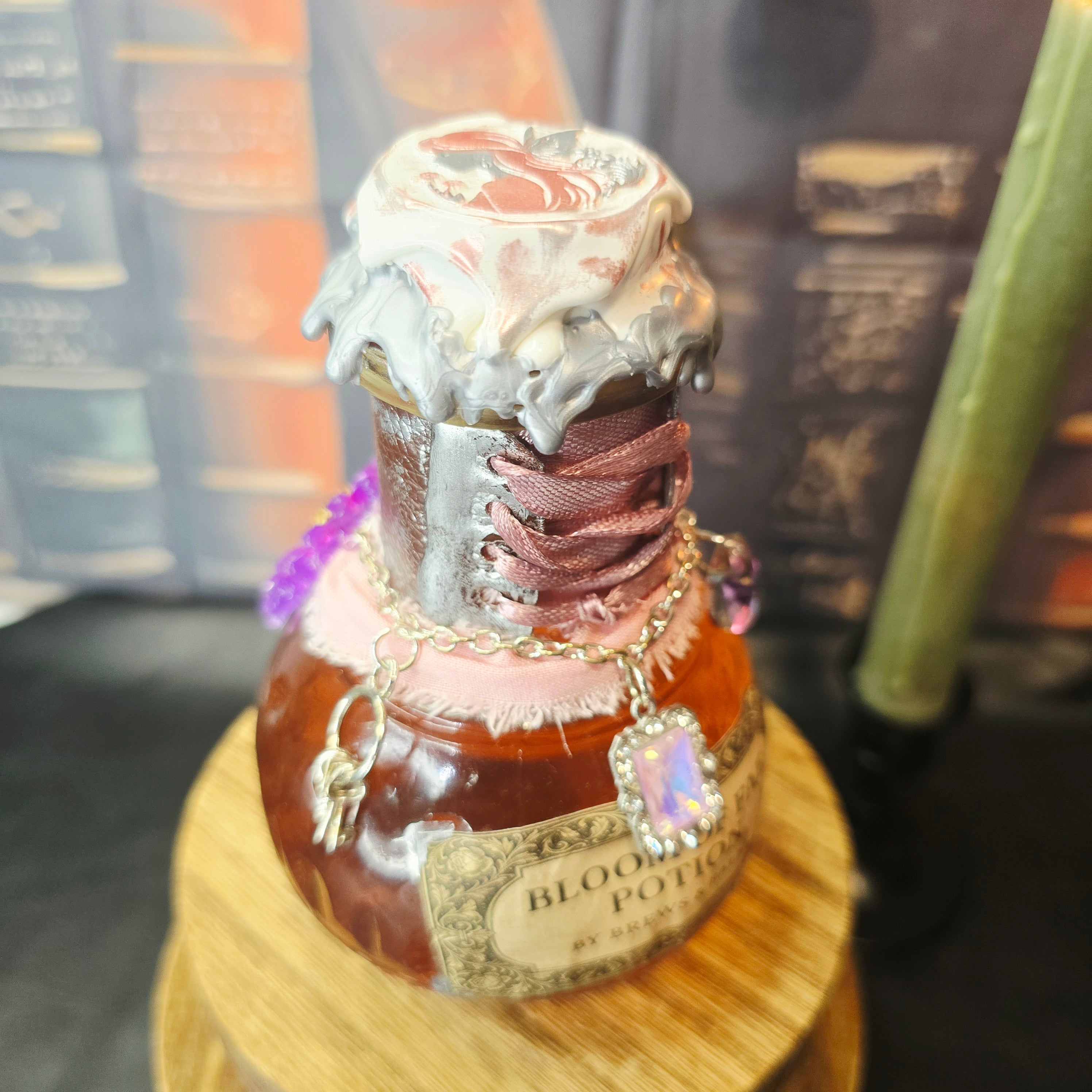 Handmade Bloom of Fae Color-Changing Decorative Potion Prop