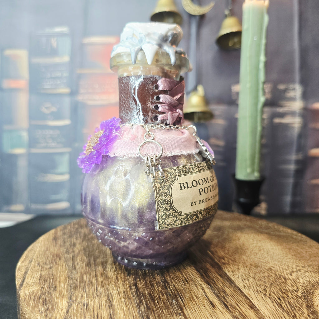 Handmade Bloom of Fae Color-Changing Decorative Potion Prop