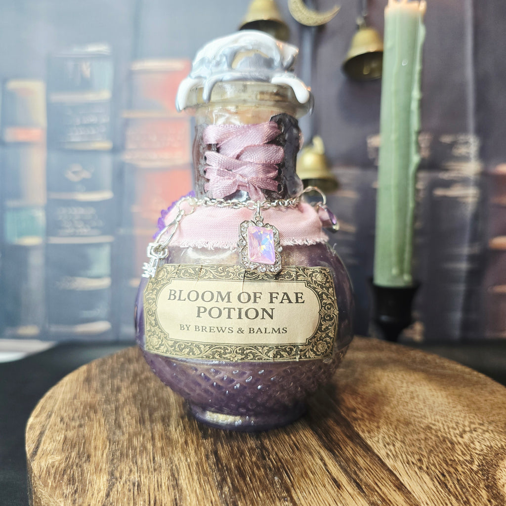 Handmade Bloom of Fae Color-Changing Decorative Potion Prop