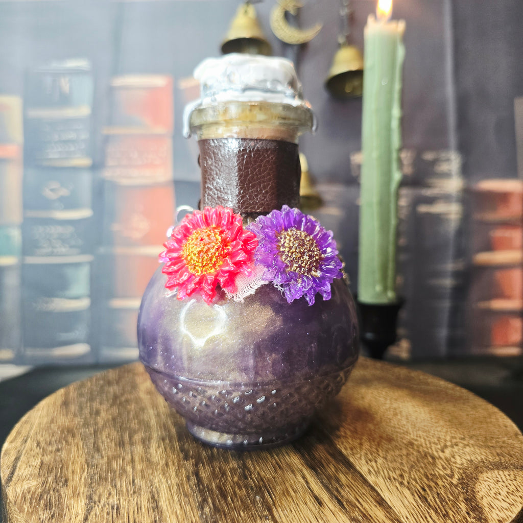 Handmade Bloom of Fae Color-Changing Decorative Potion Prop