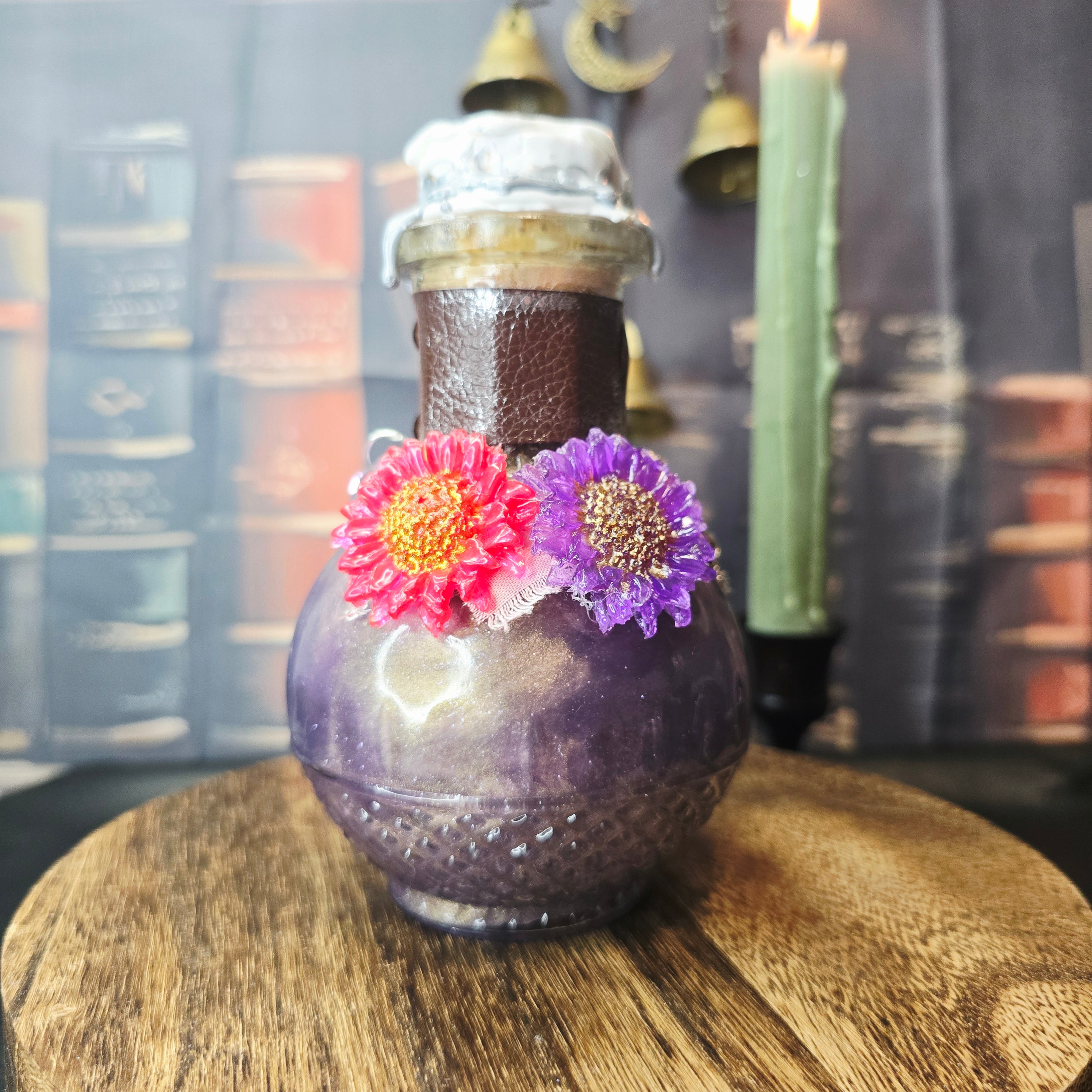Handmade Bloom of Fae Color-Changing Decorative Potion Prop