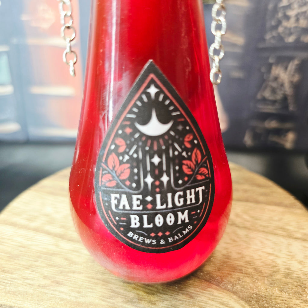 Handmade Fae Light Bloom Color Changing Decorative Potion Bottle Prop